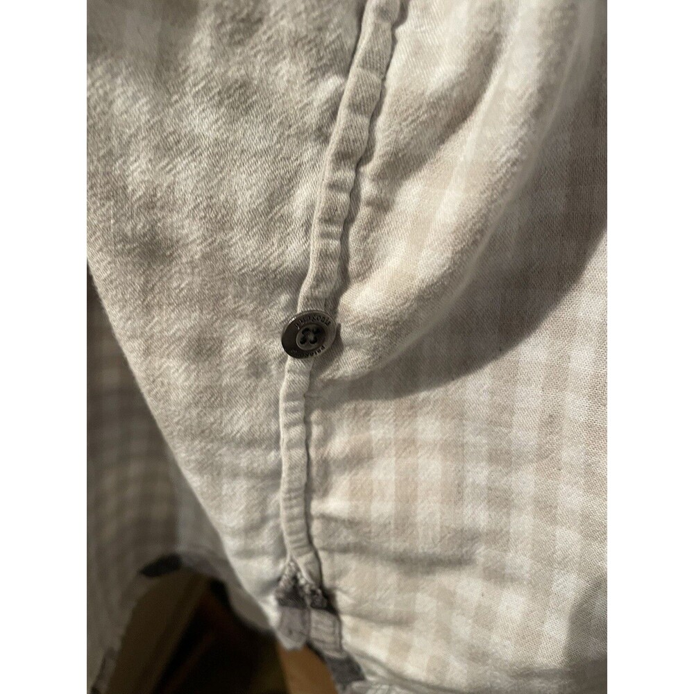 Patagonia Shirt Women’s Size 6 Black And White Checked Lined Organic Cotton L S - Picture 7 of 10